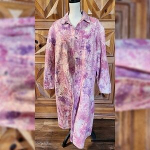 Hand Painted Trench Coat